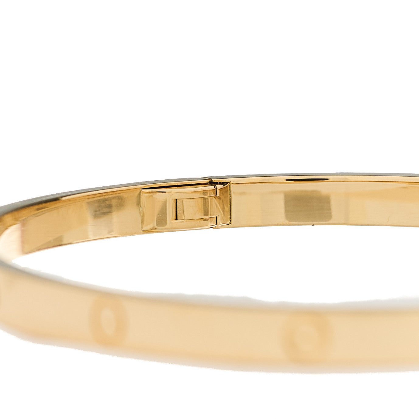 Cartier 18K Yellow Gold Small LOVE Bracelet 17 5 of 9