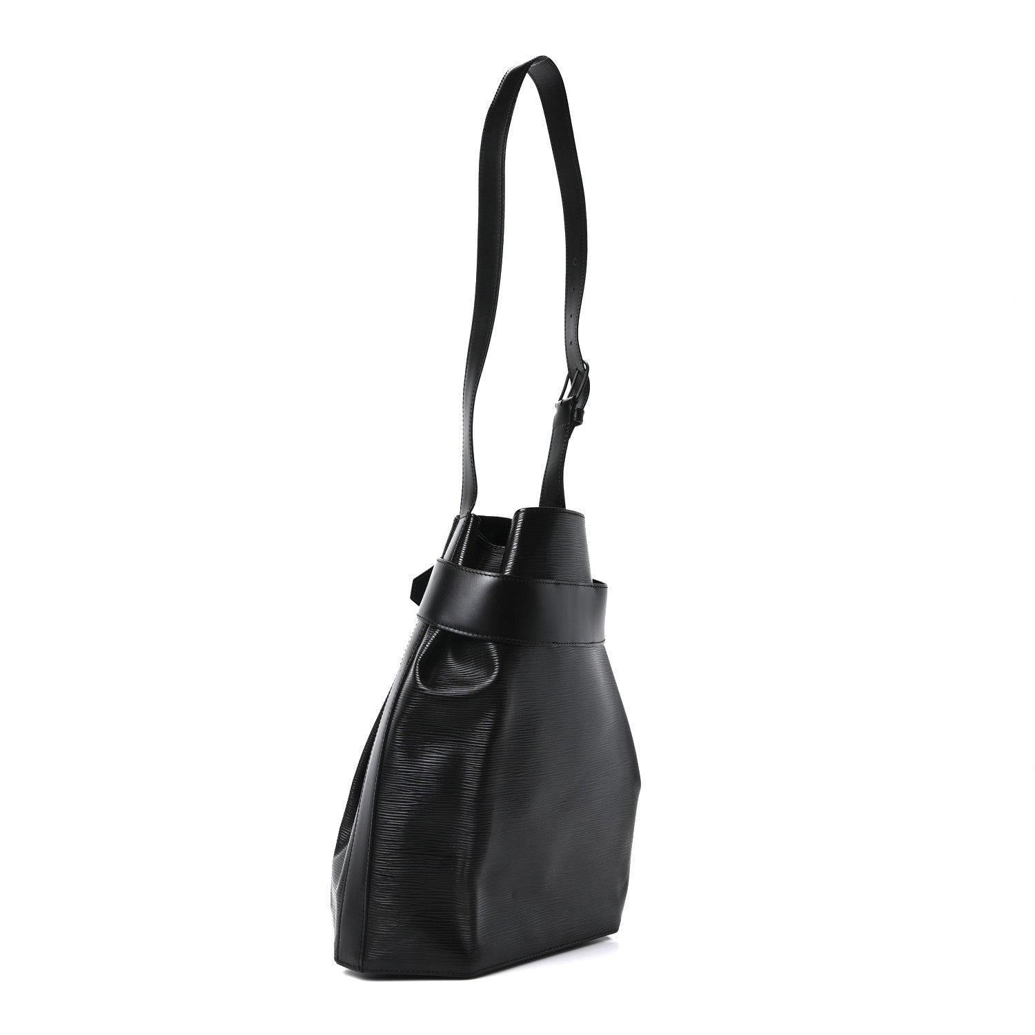 Louis Vuitton Epi Sac D'epaule GM Black 3 of 9