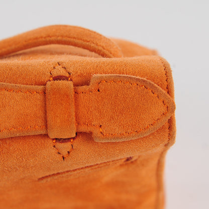Hermes Veau Doblis Kelly Pochette Orange 14 of 16