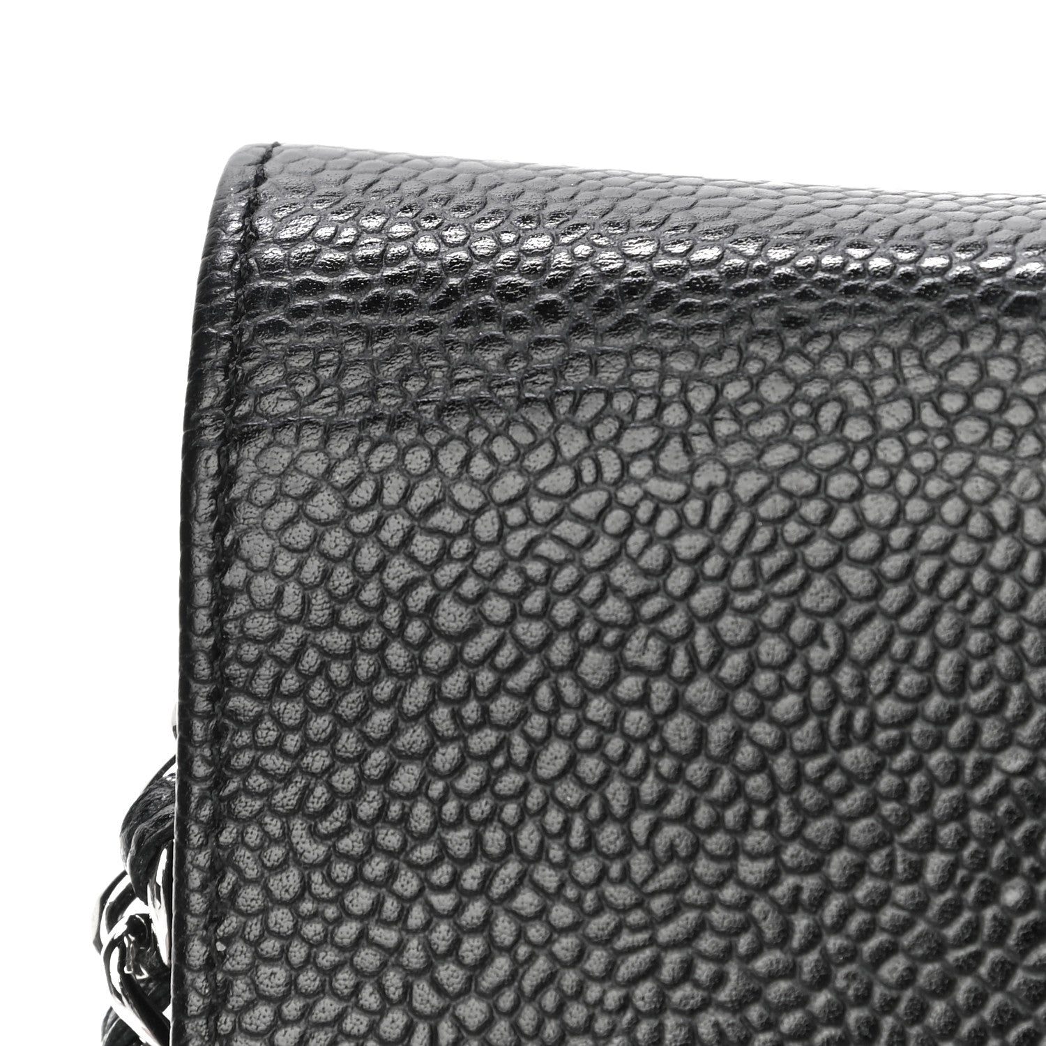 Chanel Caviar Timeless CC Wallet On Chain WOC Black 15 of 15