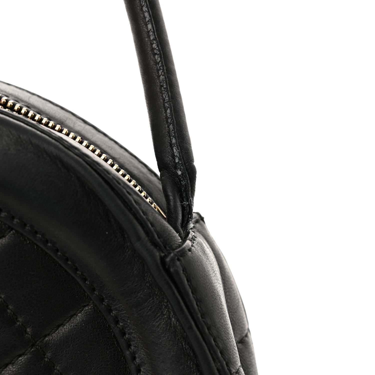 Chanel Lambskin Square Quilted Round Shoulder Bag Black 15 of 15