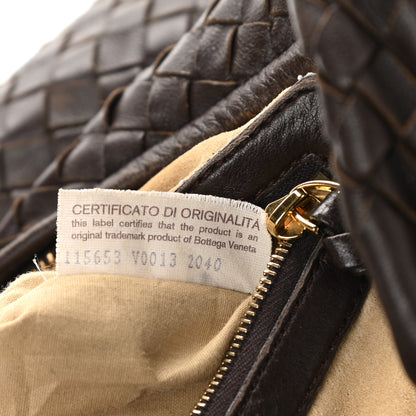 Bottega Veneta Nappa Intrecciato Medium Veneta Hobo Ebano 7 of 9