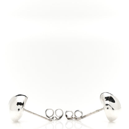 Tiffany Sterling Silver Elsa Peretti Nugget Earrings 3 of 4