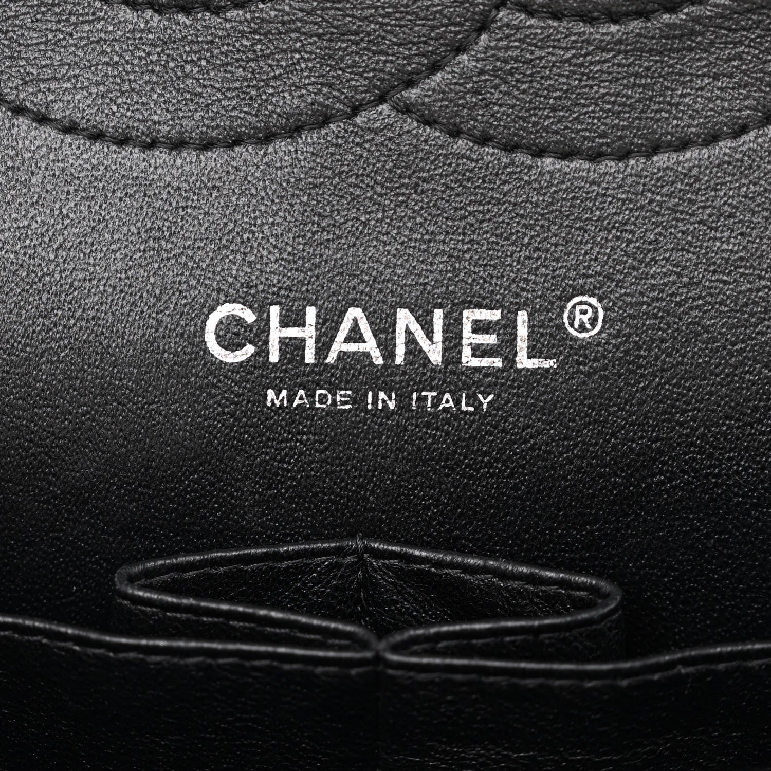 Chanel Striated Patent Quilted Jumbo Double Flap Black 6 of 17