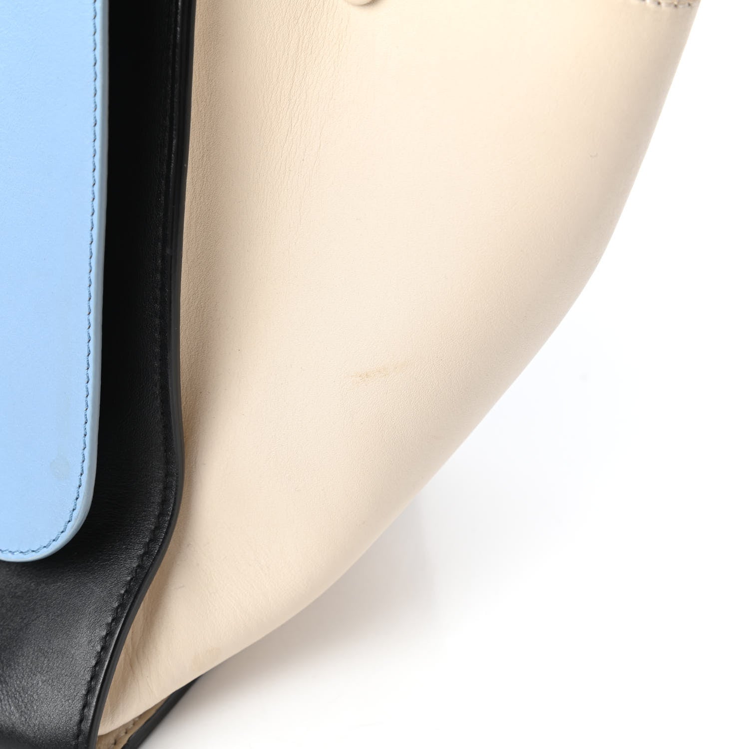 Celine Smooth Calfskin Medium Tri-Color Trapeze Blue Lavender 10 of 12