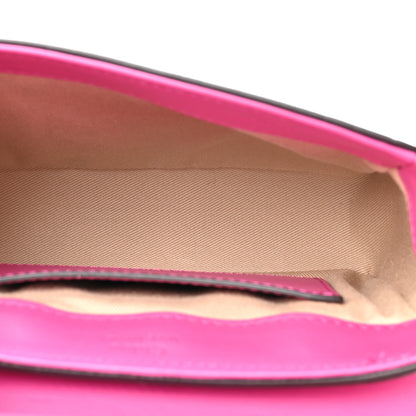 Chloe Calfskin Crocodile Embossed Mini C Bag Pink 5 of 12