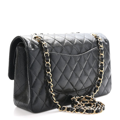 Chanel Caviar Quilted Medium Double Flap Black 2 of 10