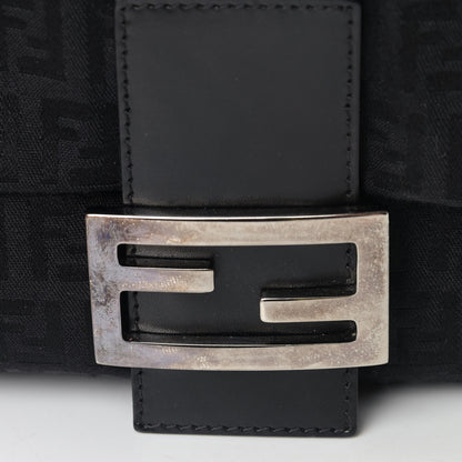 Fendi Zucchino Baguette Black 5 of 6