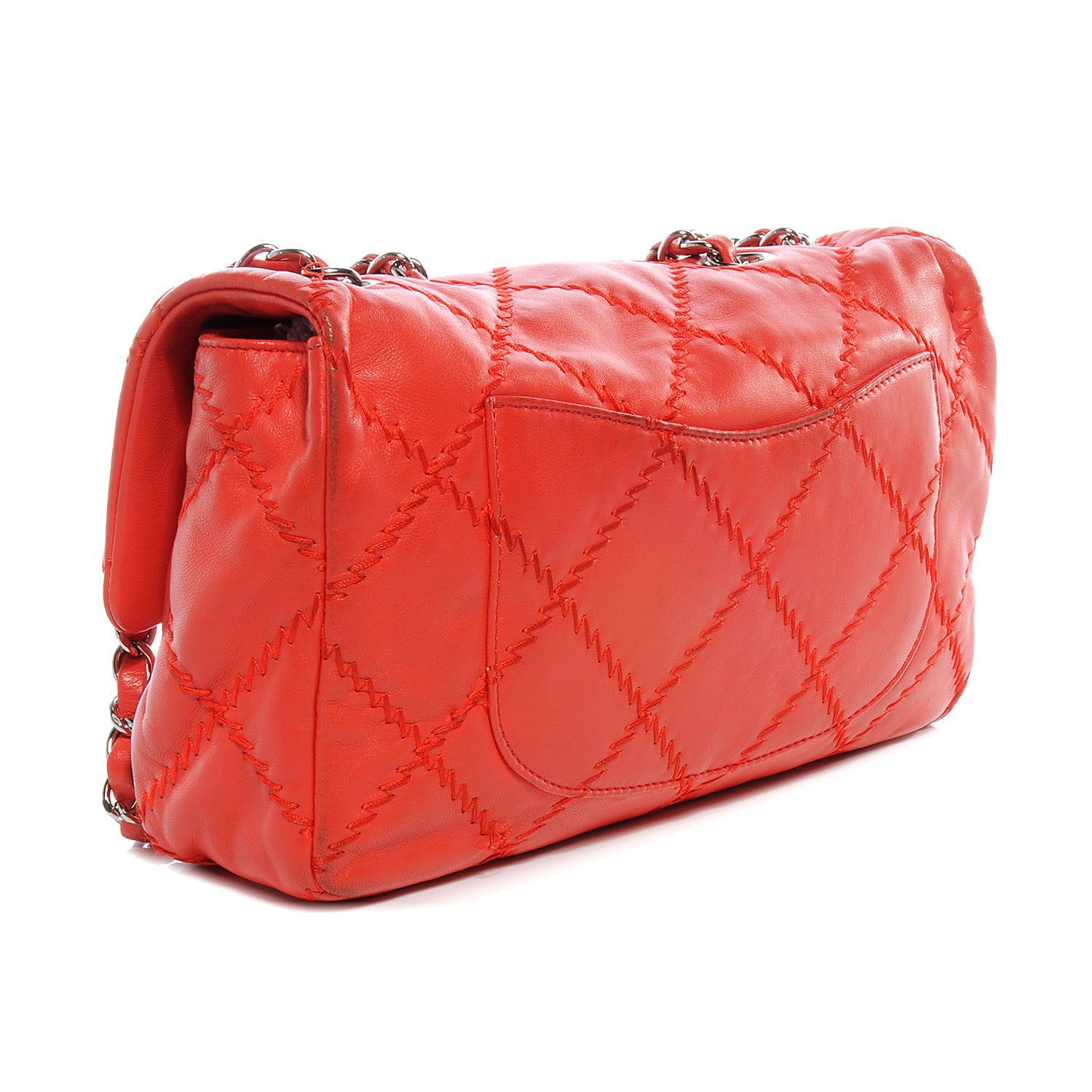 Chanel Calfskin Ultimate Stitch Flap Red 3 of 7