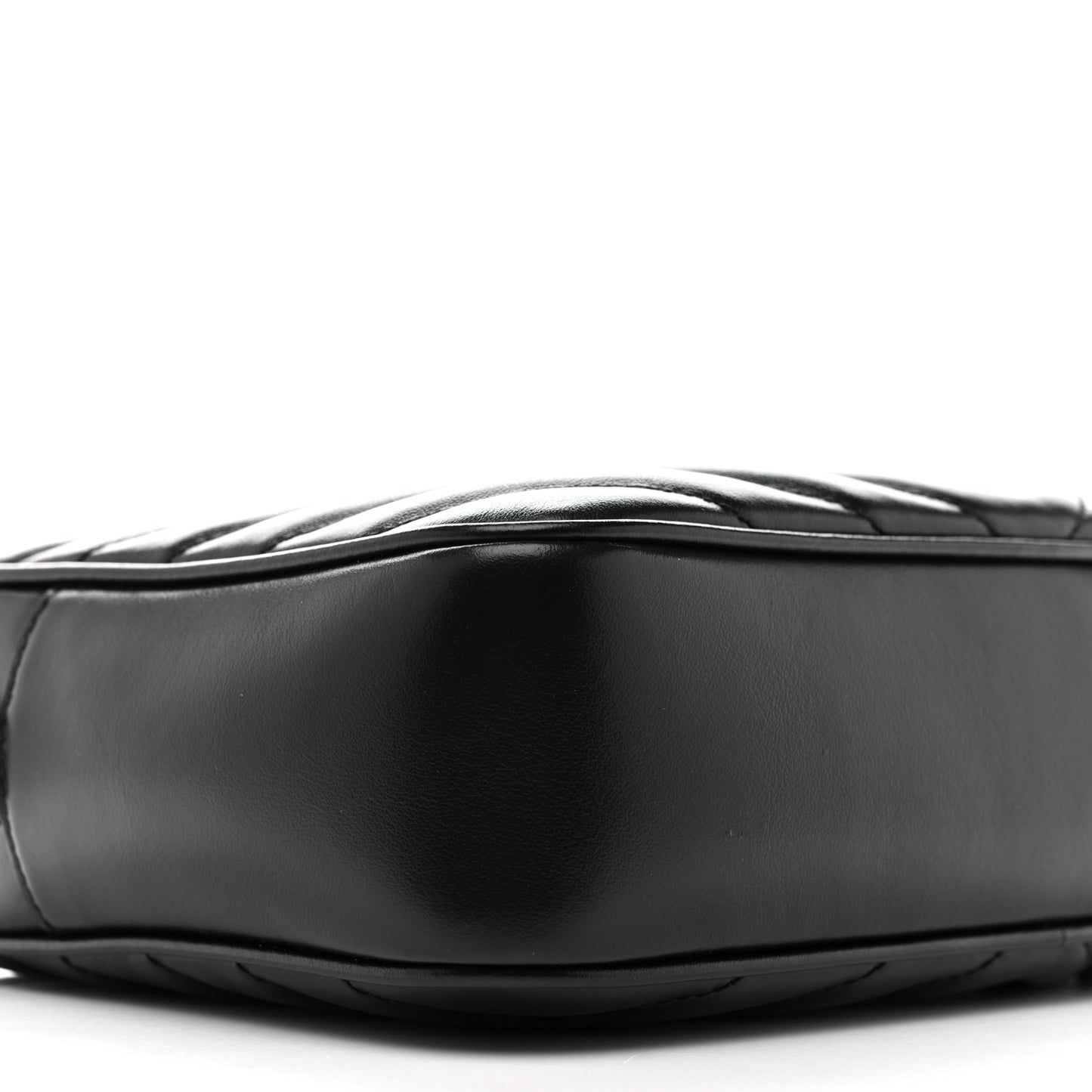 Calfskin Matelasse Monogram Lou Camera Bag Black
