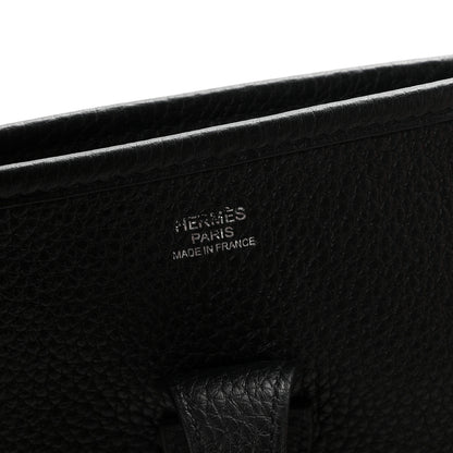 Hermes Taurillon Clemence Evelyne III PM Black 6 of 11