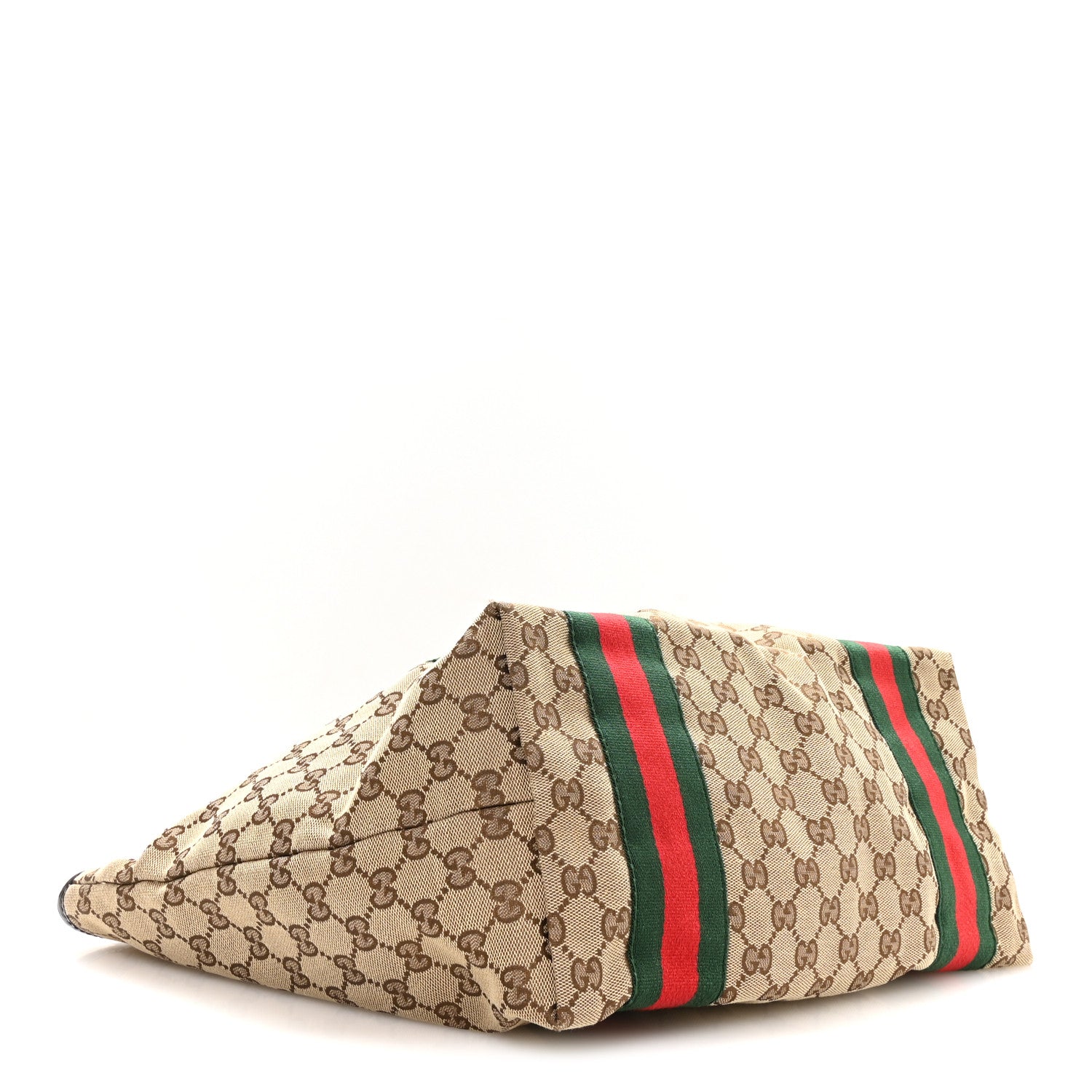 Gucci Monogram Web Large Jolie Tote Brown 4 of 11