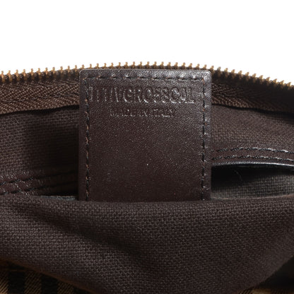 Burberry Haymarket Check Small Chester Bowling Bag Chocolate 7 of 8