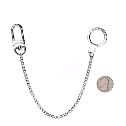 Louis Vuitton Pochette Extender Key Ring Chain Silver 2 of 3