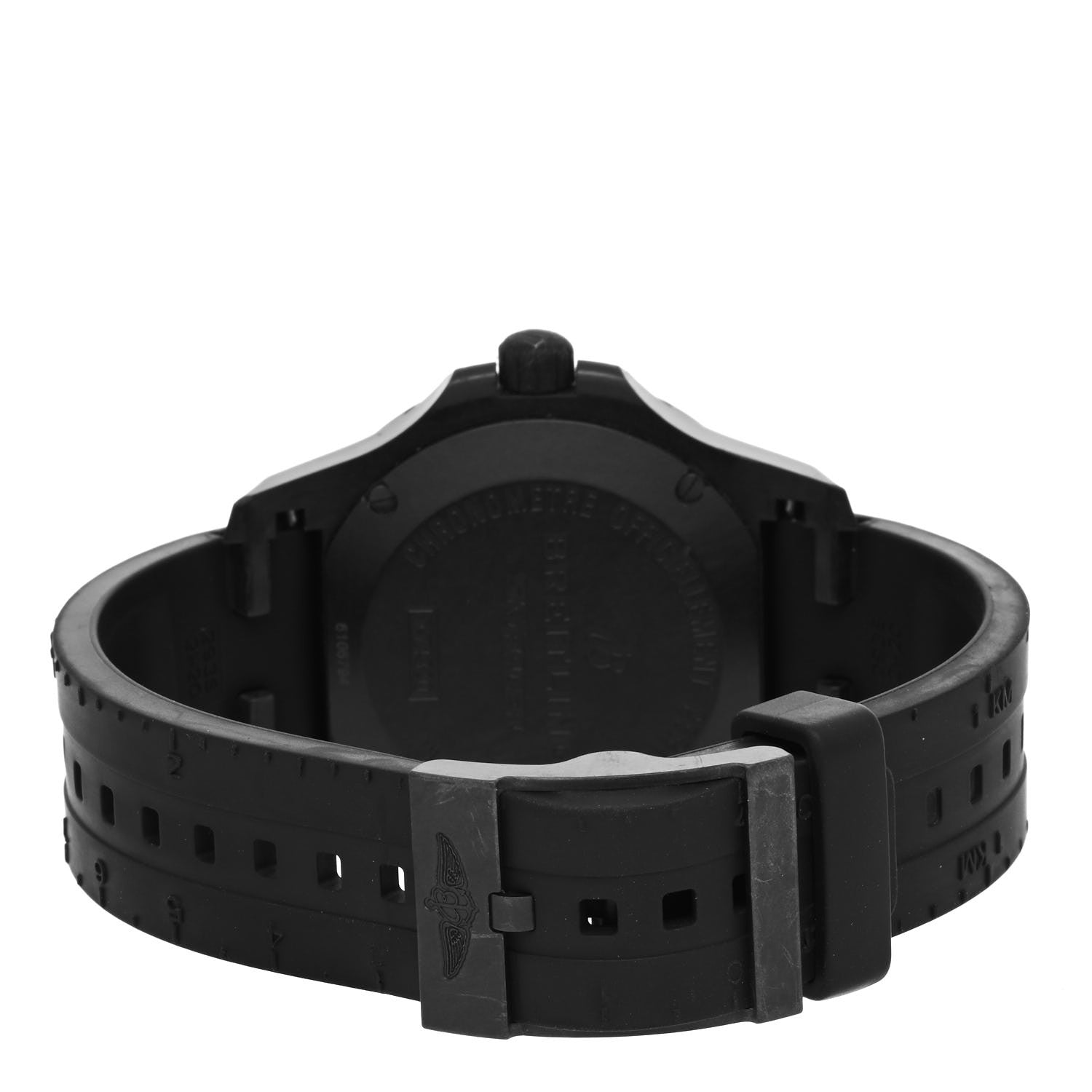 Breitling Breitlight Rubber 45mm Colt Skyracer Quartz Watch Black X74320 3 of 5