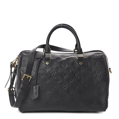 Louis Vuitton Empreinte Speedy Bandouliere 30 Black 1 of 16