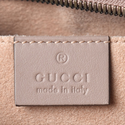 Gucci Calfskin Matelasse Small GG Marmont Chain Shoulder Bag Porcelain Rose 6 of 9