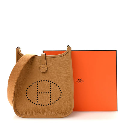 Hermes Taurillon Clemence Evelyne TPM Biscuit 11 of 11