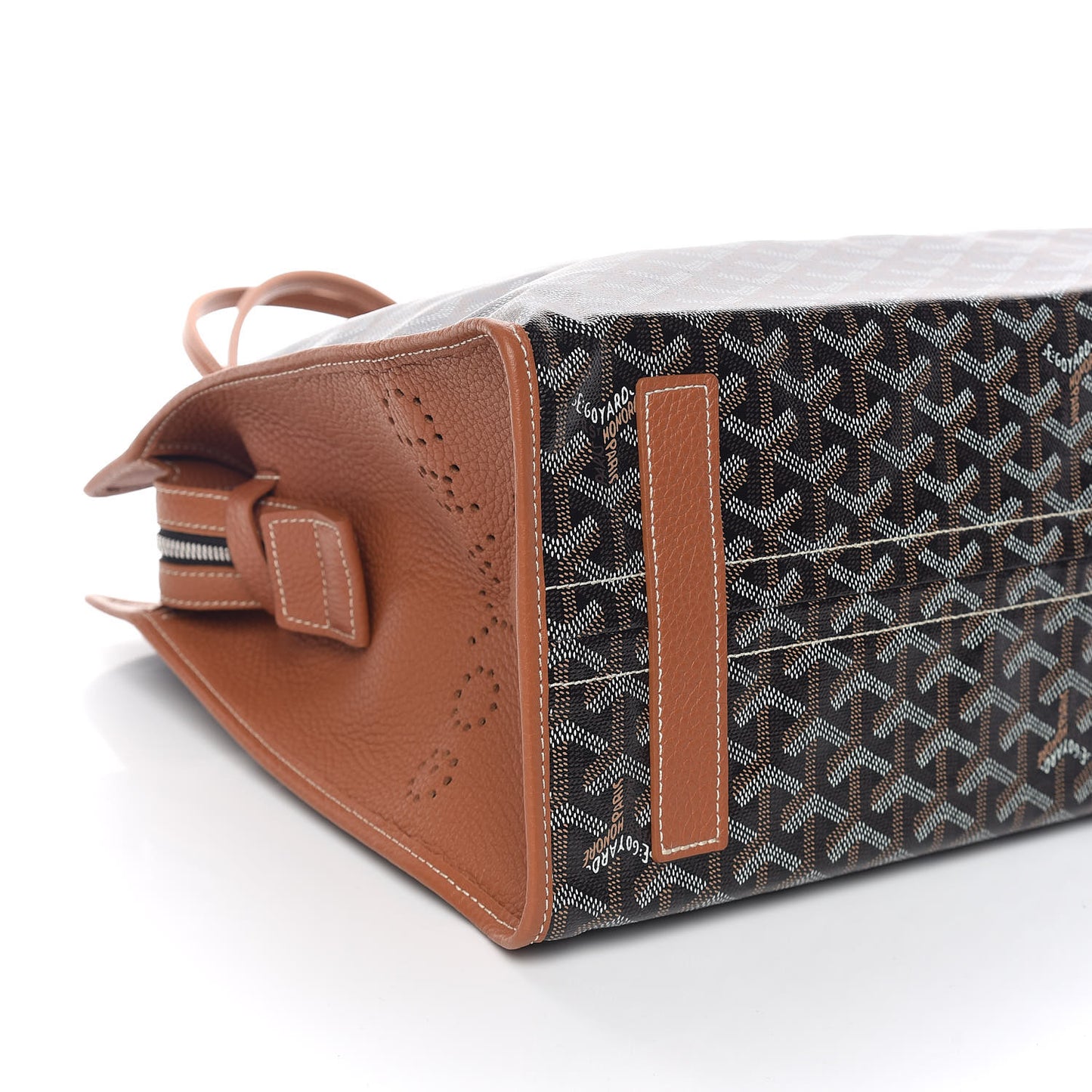 Goyardine Sac Hardy Pet Carrier PM Black Gold