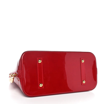 Louis Vuitton Vernis Alma GM Pomme D'Amour 4 of 10