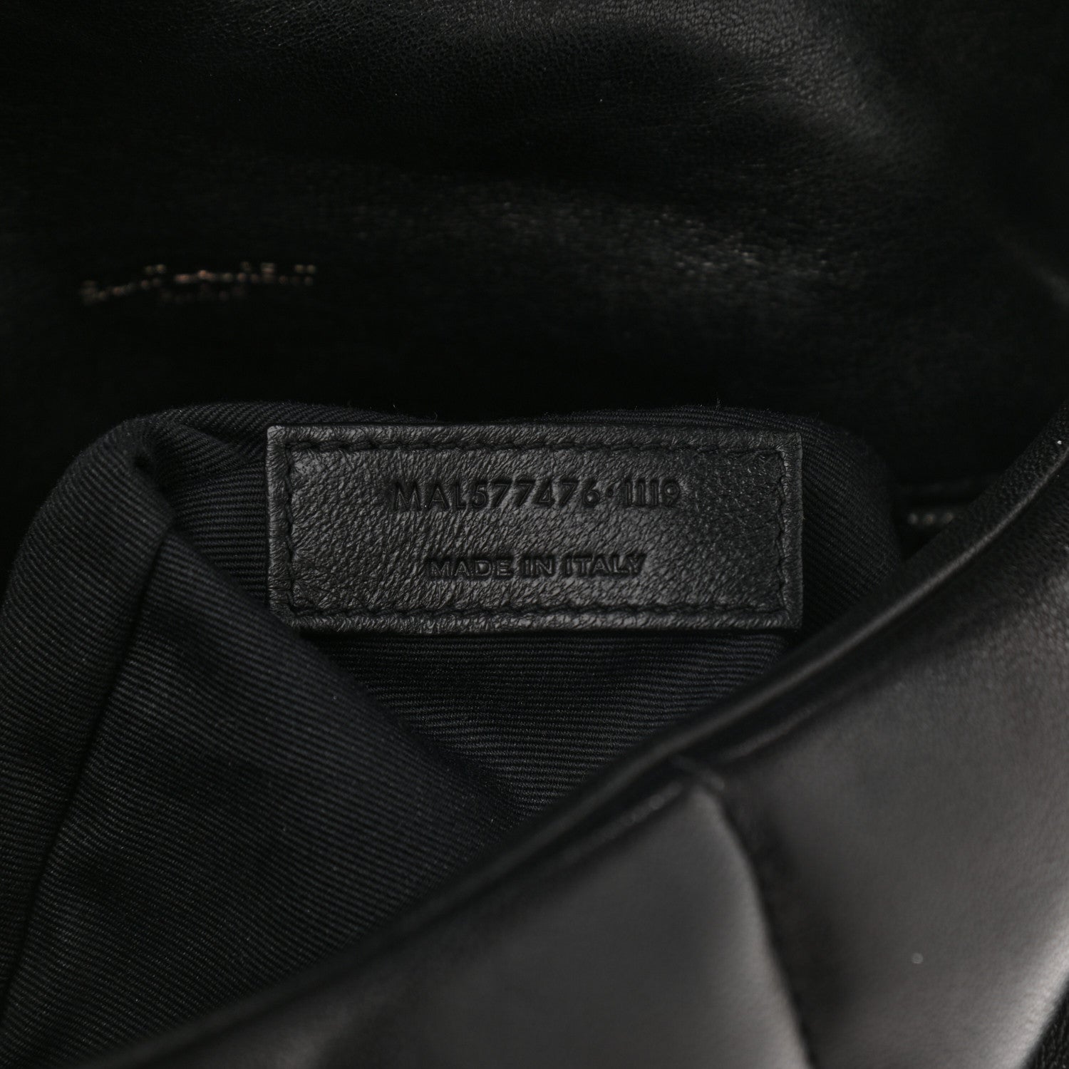 Saint Laurent Lambskin Quilted Small Loulou Puffer Monogram Chain Satchel Black 7 of 9