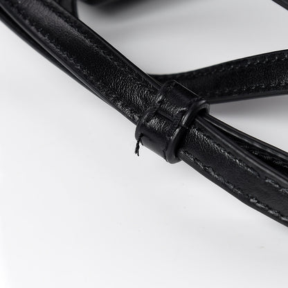 Saint Laurent Calfskin Y Quilted Monogram Toy Loulou Crossbody Bag Black 12 of 12