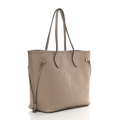 Louis Vuitton Empreinte Monogram Giant Neverfull MM Tourterelle 4 of 10