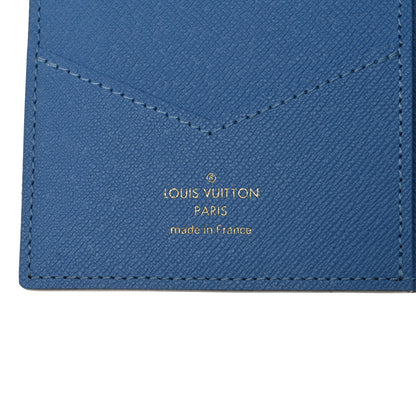 Louis Vuitton Monogram 2021 Christmas Animation China Passport Cover Myosotis Blue 6 of 6