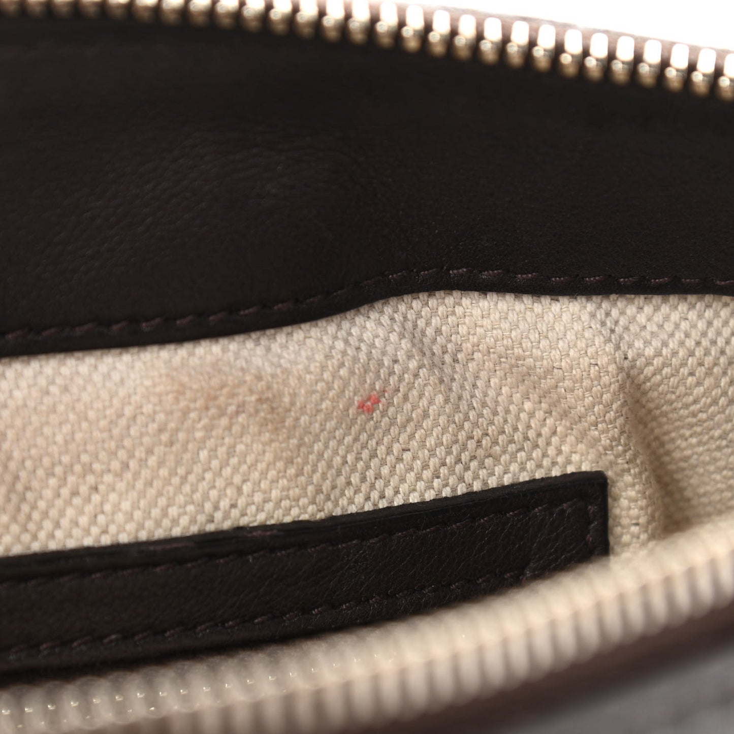 Guccissima Small Lovely Heart Tote Chocolate
