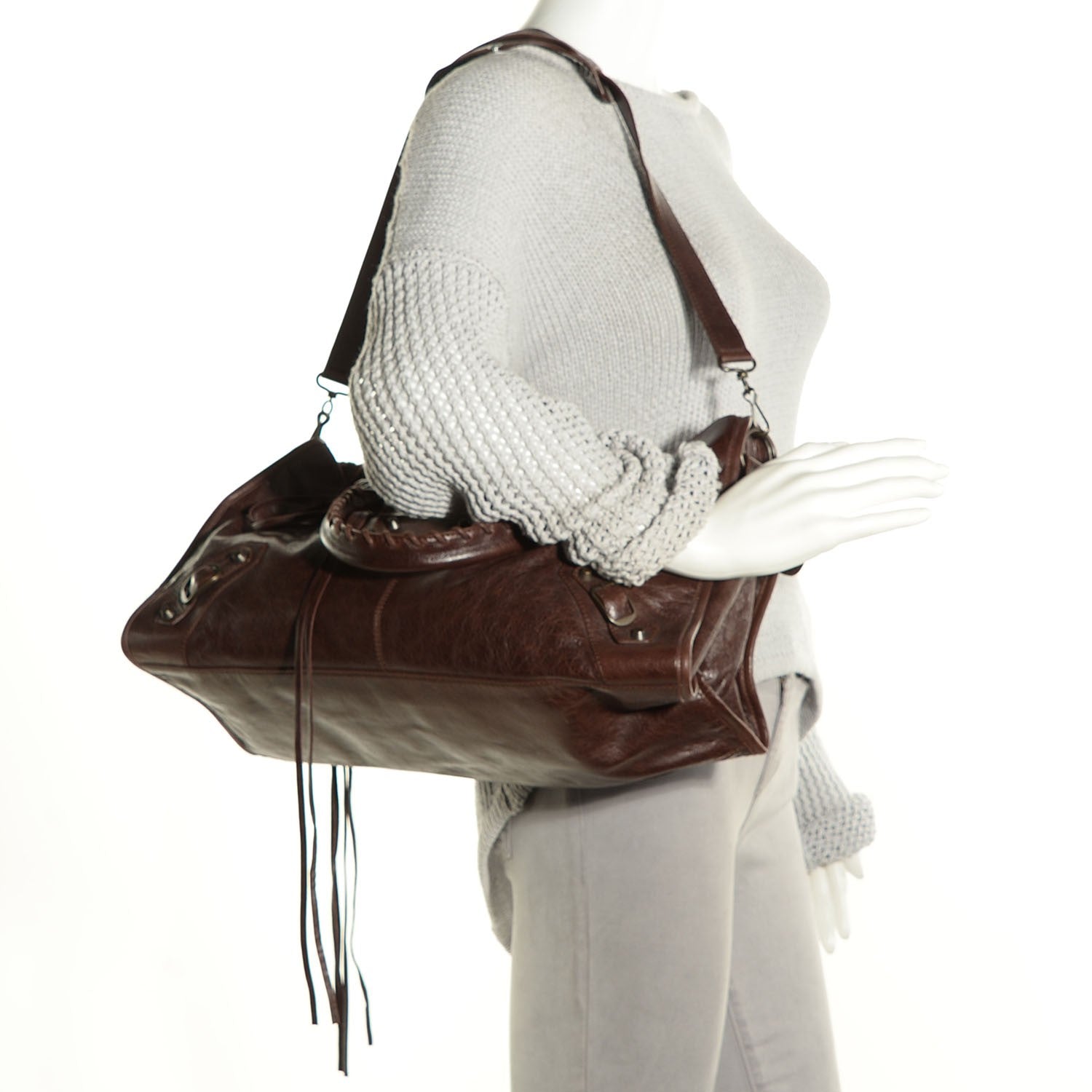 Balenciaga Agneau Classic Hardware Part Time Cigare Fonce 2 of 14