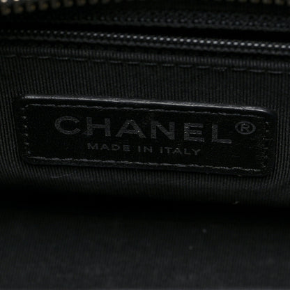 Chanel Aged Calfskin CC Quilted Small Gabrielle Hobo Black 6 of 10