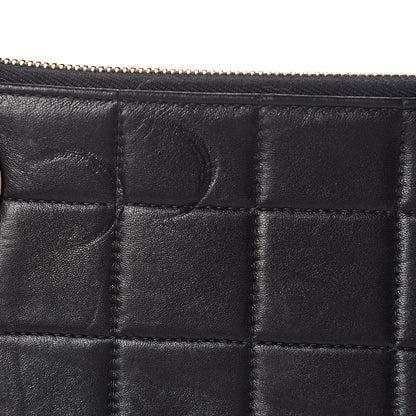 Chanel Lambskin Quilted Chocolate Bar Wristlet Black 9 of 14