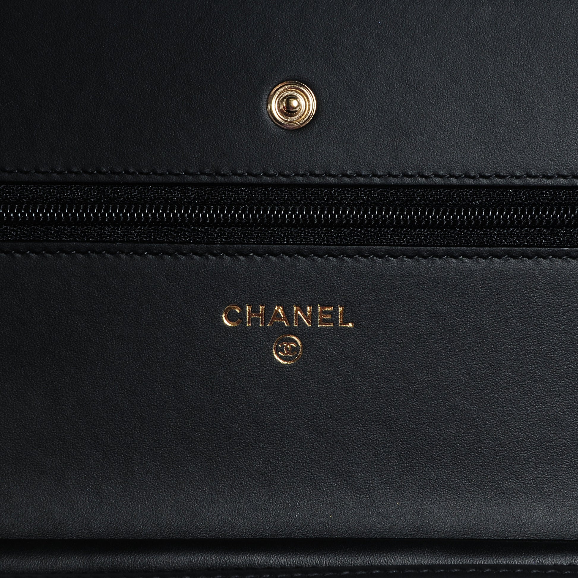 Chanel Caviar Timeless CC Wallet on Chain WOC Black 6 of 8