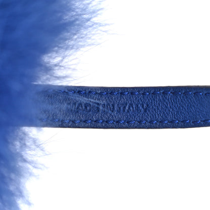 Fendi Fox Fur Z ABCharm Bag Charm Blue Pink 5 of 5