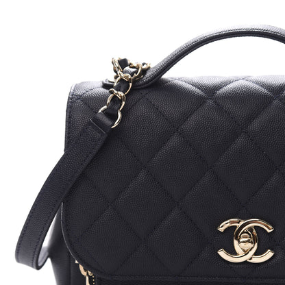 Chanel Caviar Quilted Small Business Affinity Flap Navy 10 of 10
