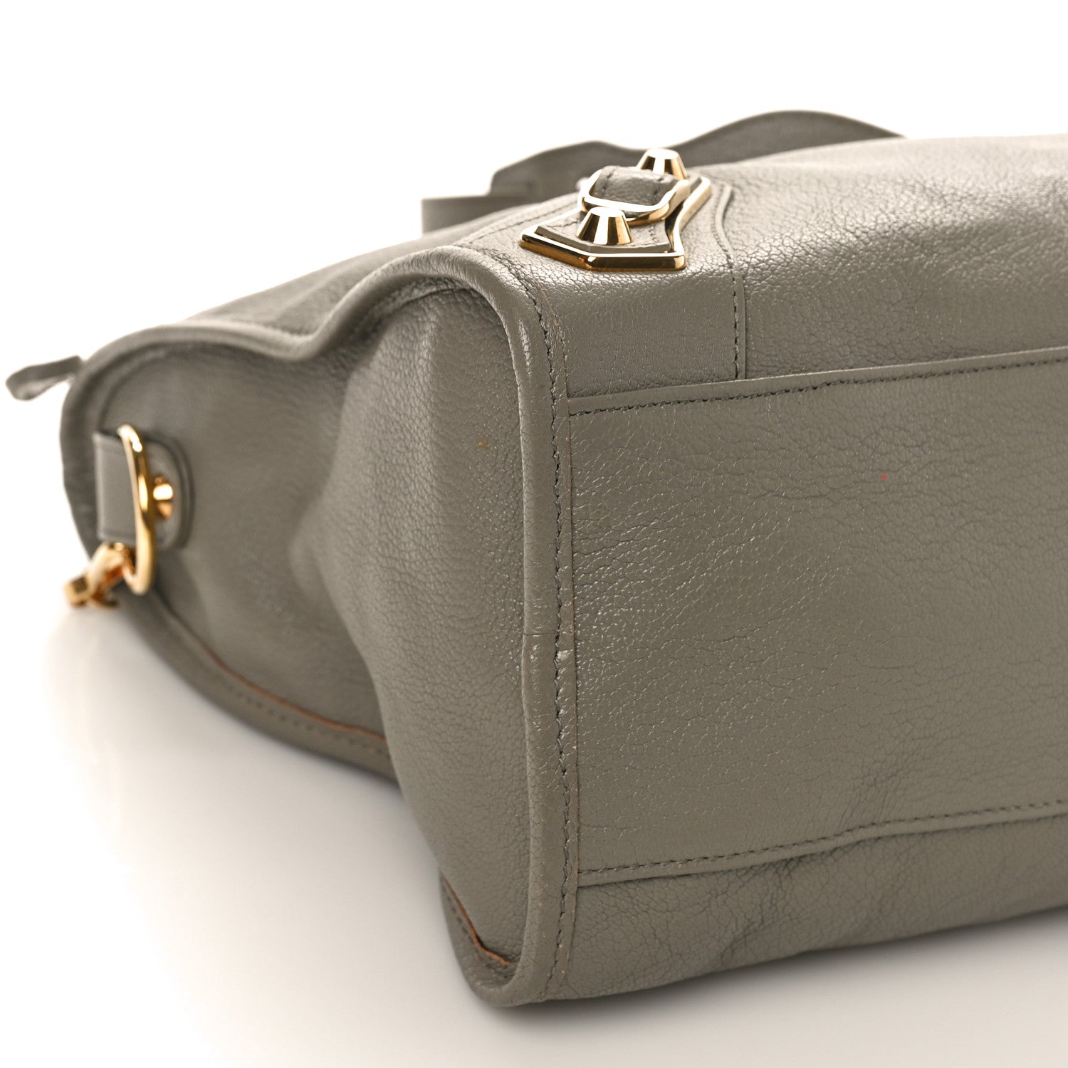 Balenciaga Chevre Gold Metallic Edge Hardware City Gris Taupe 7 of 9