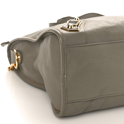Balenciaga Chevre Gold Metallic Edge Hardware City Gris Taupe 7 of 9