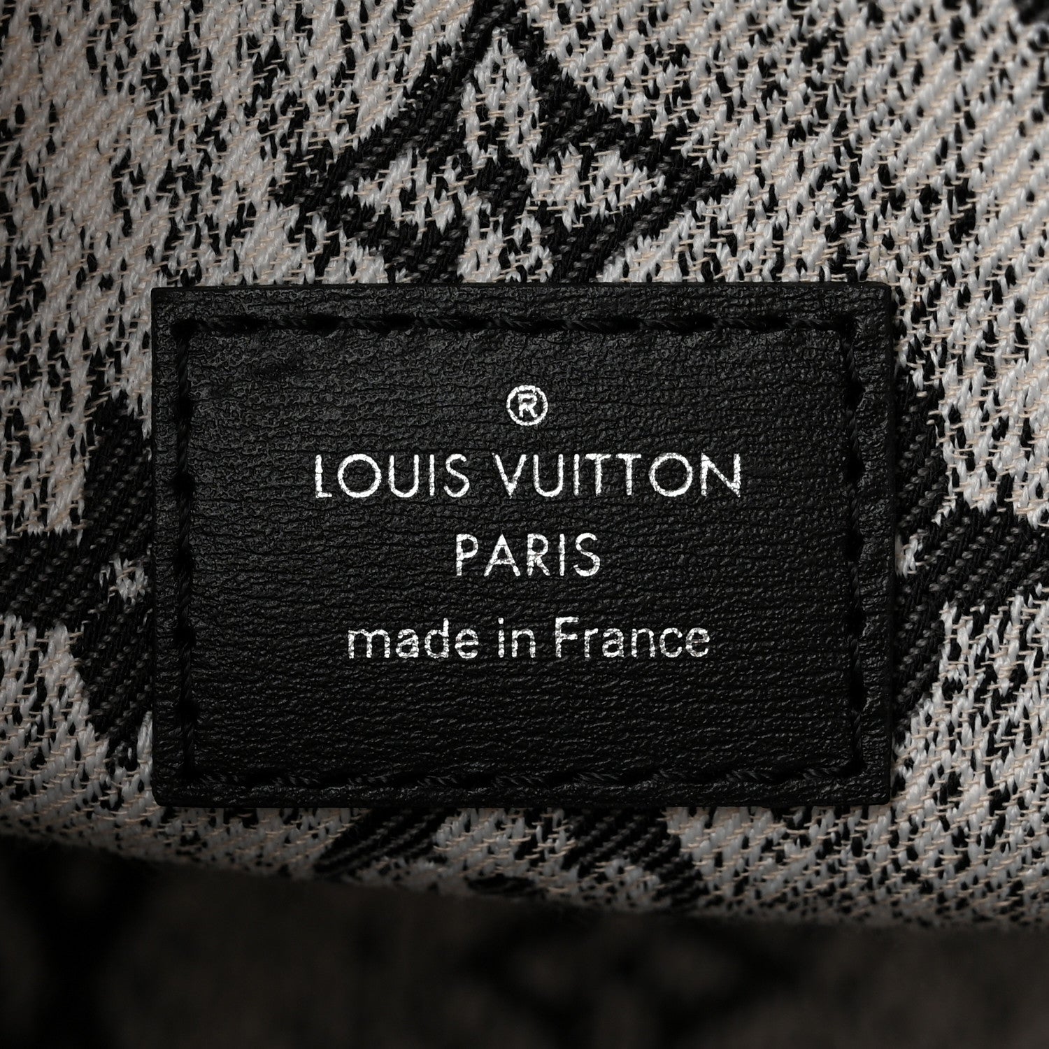 Louis Vuitton Monogram Jacquard Denim Onthego MM Black 6 of 10