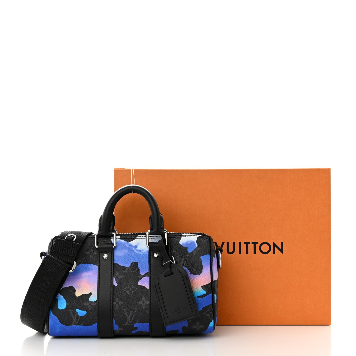 Louis Vuitton Sunset Monogram Eclipse Keepall Bandouliere 25 10 of 10