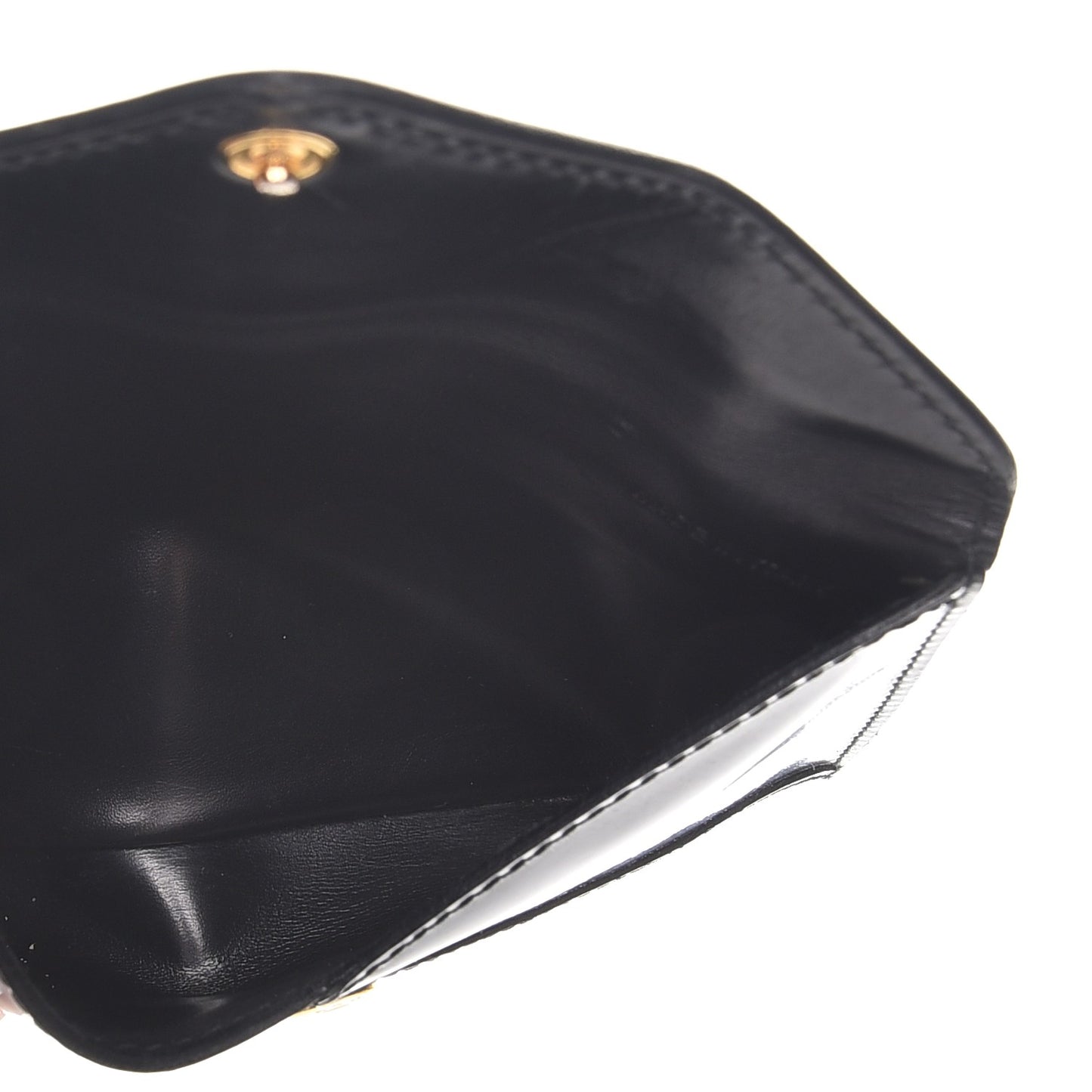 Spazzolato Envelope Pouch Wallet Nero Black