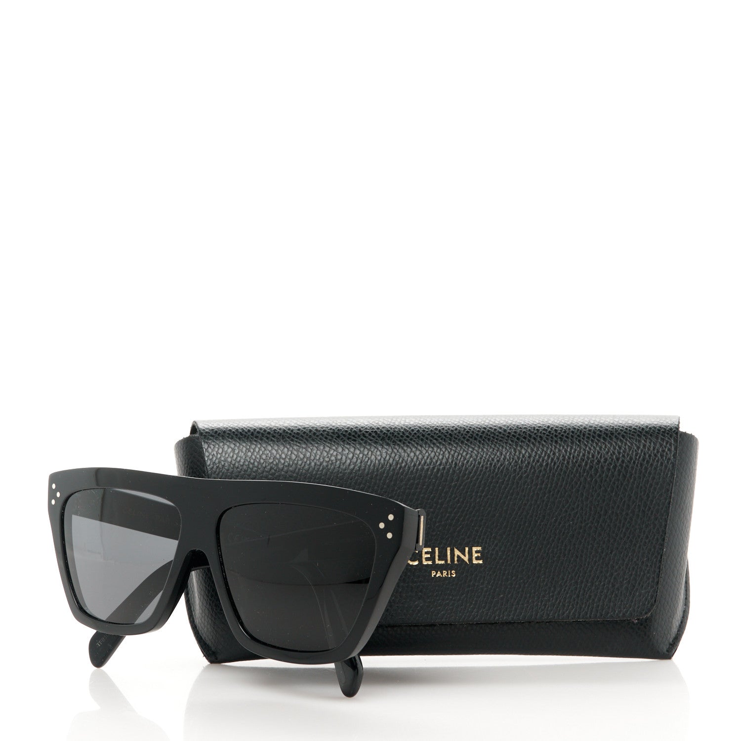Celine Acetate Square Sunglasses CL40256I Black 9 of 9