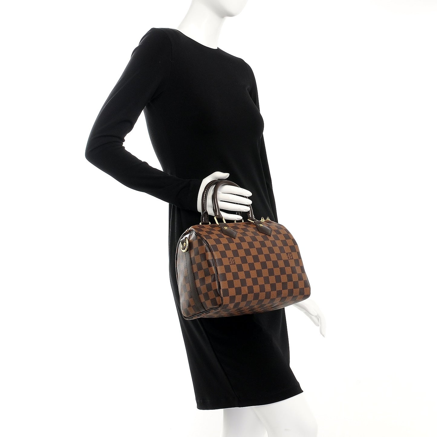 Damier Ebene Speedy Bandouliere 25