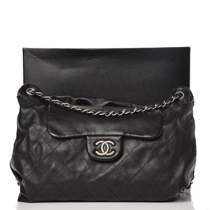 Chanel Calfskin Stitched Large Tote Black 10 of 10