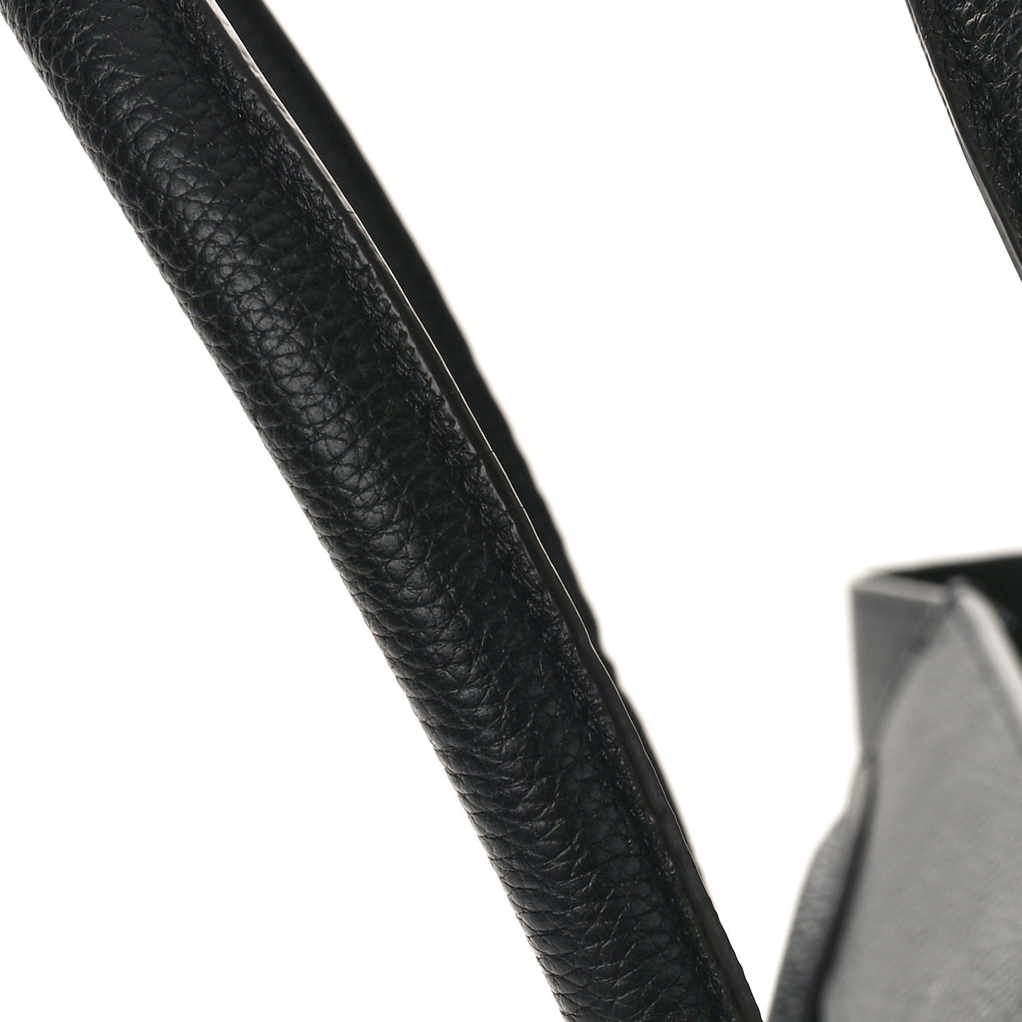 Drummed Calfskin Mini Luggage Black