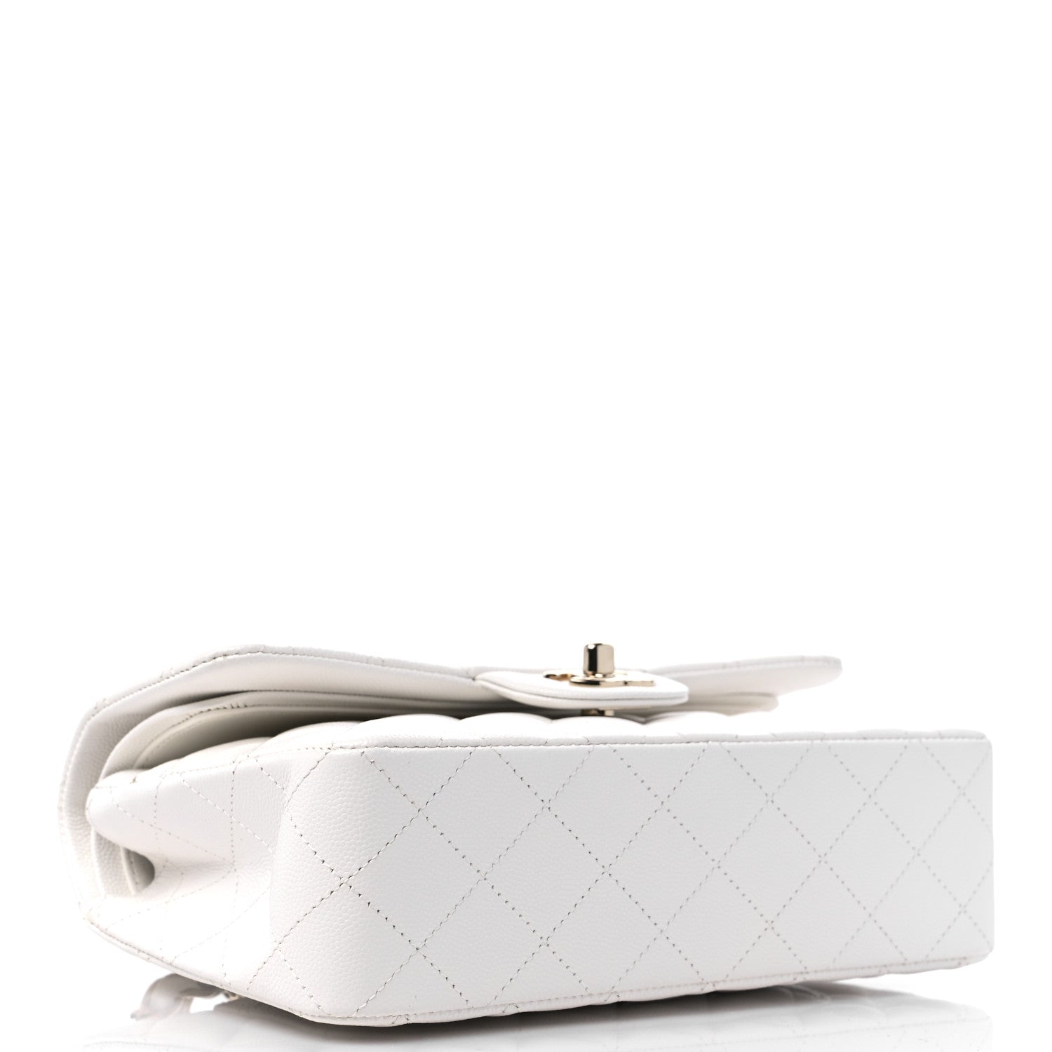 Chanel Caviar Quilted Small Double Flap White 4 of 10