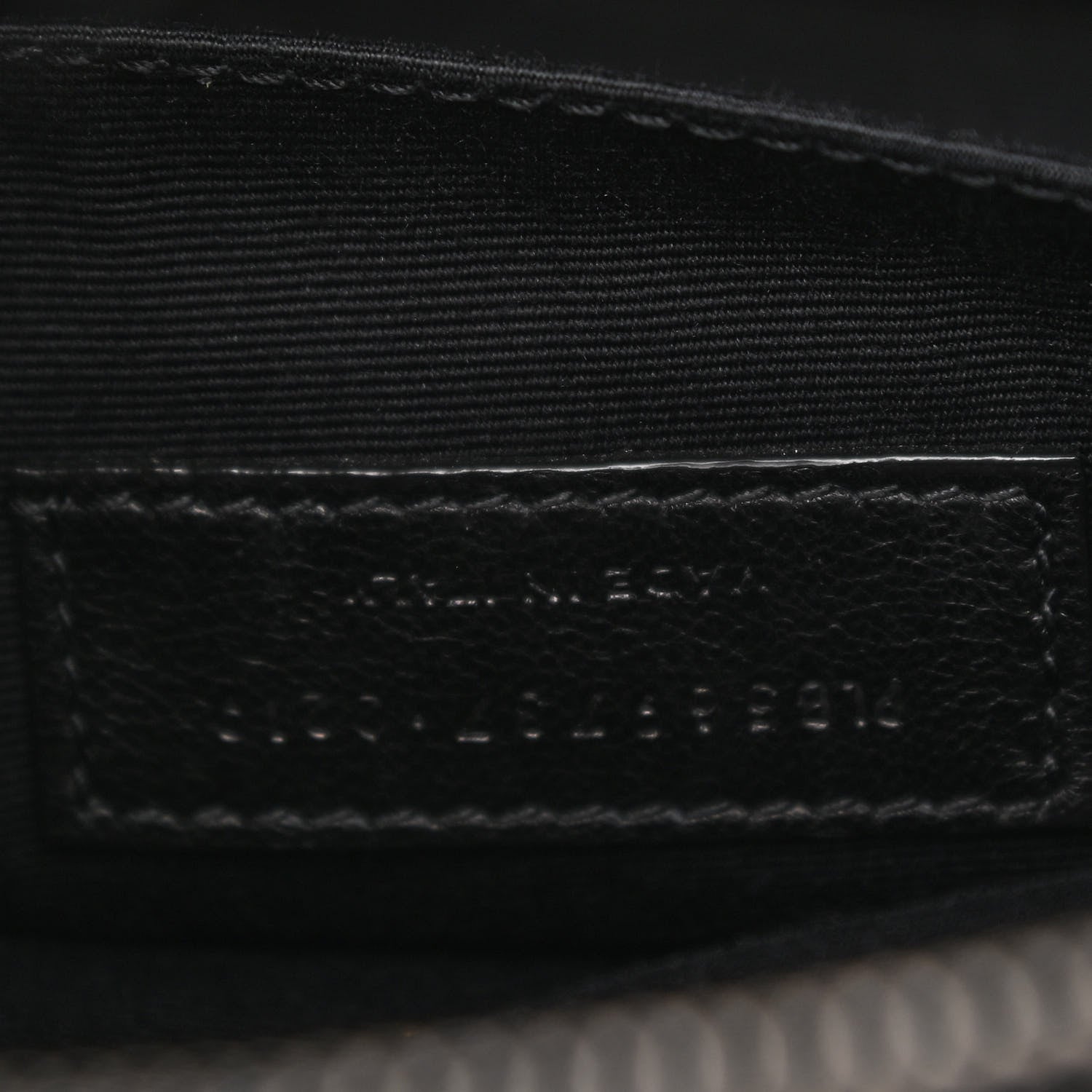 Saint Laurent Calfskin Monogram Belt Bag Black 7 of 10