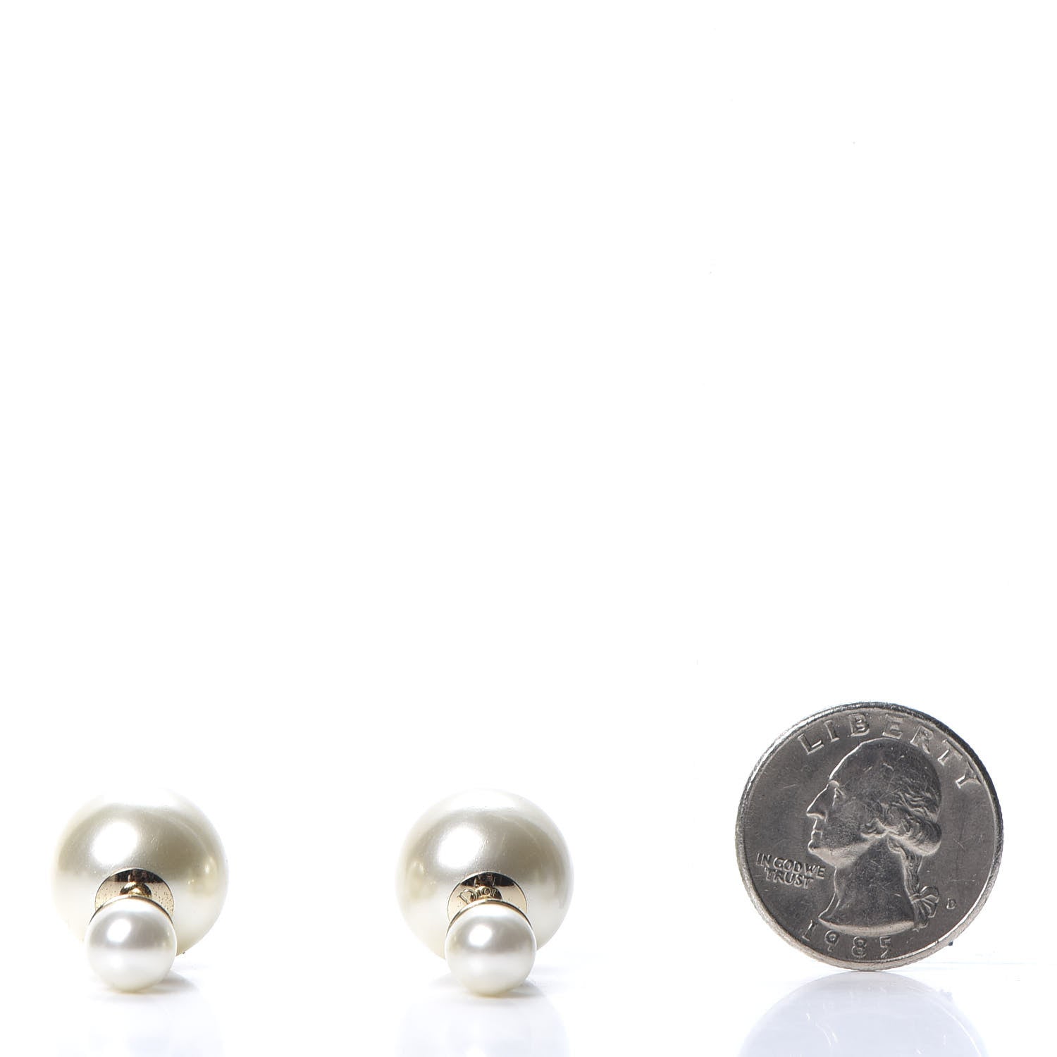 Christian Dior Pearl Mise En Dior Tribal Earrings 2 of 4