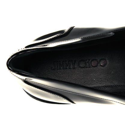 Jimmy Choo Calfskin Patent Mens Darblay Loafers 45 Black 7 of 9