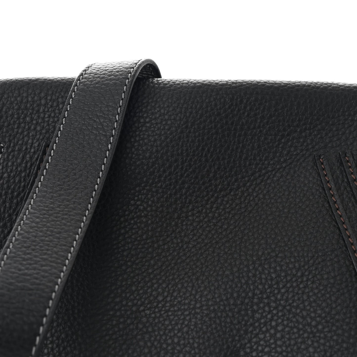 Calfskin Medium Marcie Round Crossbody Bag Black
