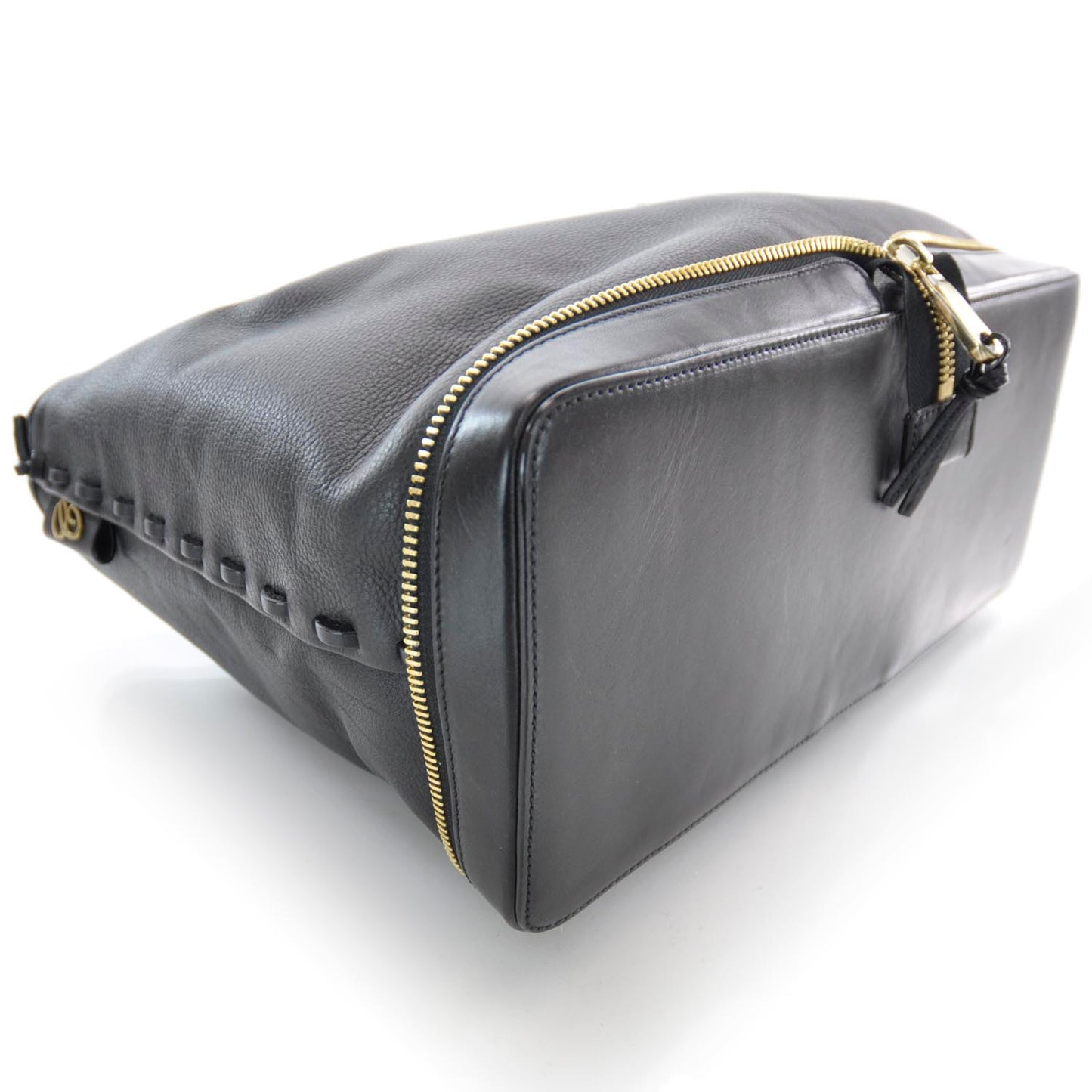 Leather Ellen Tote Black
